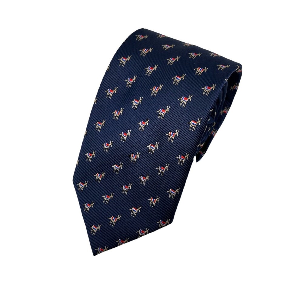 The American‎ Neck Tie Company Donkey Democrat Red, White, Blue Men’s Neck Tie